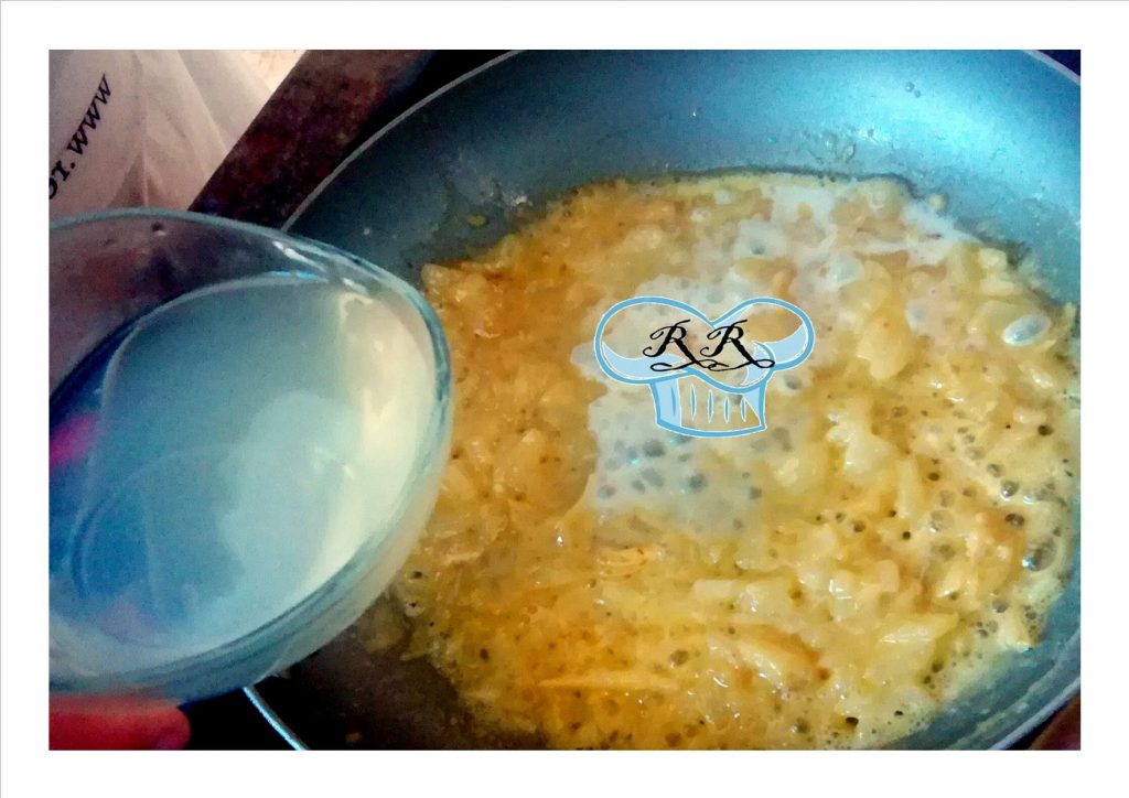 Bechamel de almejas para conchas