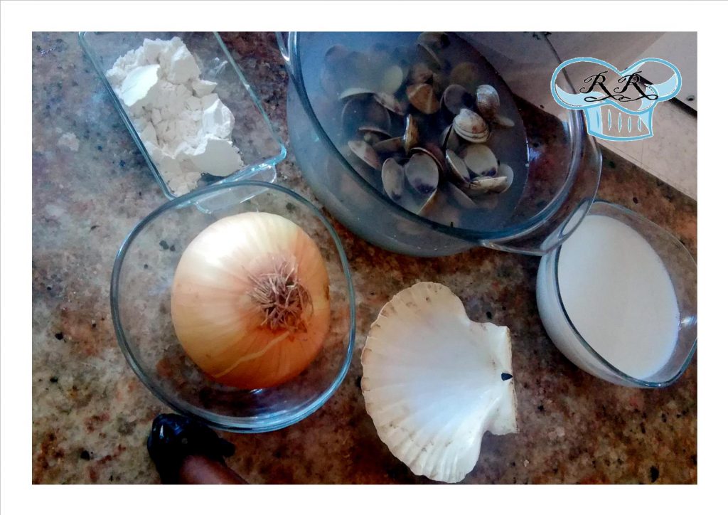Ingredientes conchas rellenas